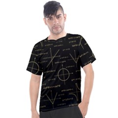 Abstract-math Pattern Men s Sport Top by Simbadda
