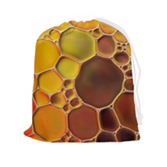 Abstract Oil Painting Drawstring Pouch (2xl) by Excel