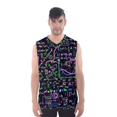Math-linear-mathematics-education-circle-background Men s Basketball Tank Top by Simbadda