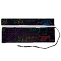 Mathematical-colorful-formulas-drawn-by-hand-black-chalkboard Roll Up Canvas Pencil Holder (S) View2