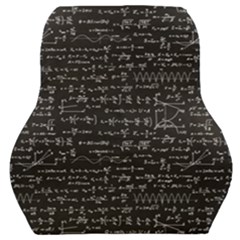 Math-equations-formulas-pattern Car Seat Back Cushion  by Simbadda