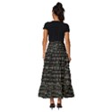 Math-equations-formulas-pattern Tiered Ruffle Maxi Skirt View4