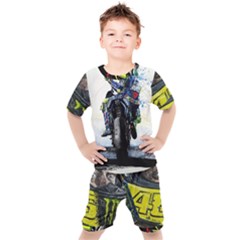 Download (1) D6436be9-f3fc-41be-942a-ec353be62fb5 Download (2) Vr46 Wallpaper By Reachparmeet - Download On Zedge?   1f7a Kids  Tee And Shorts Set by AESTHETIC1