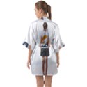 Img 20230716 195940 Img 20230716 200008 Half Sleeve Satin Kimono  View2