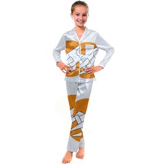 Img 20230716 190422 Kids  Satin Long Sleeve Pajamas Set by 3147330