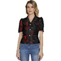 A Dark City Vector Puffed Short Sleeve Button Up Jacket View1