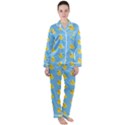 Rubber duck pattern Women s Long Sleeve Satin Pajamas Set	 View1