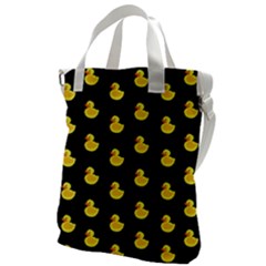 Rubber Duck Canvas Messenger Bag by Valentinaart