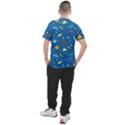 Space Rocket Solar System Pattern Men s Sport Top View2