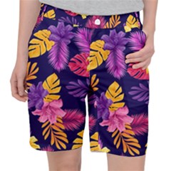 Tropical Pattern Women s Pocket Shorts by Bangk1t