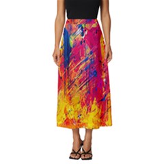 Various Colors Classic Midi Chiffon Skirt by artworkshop