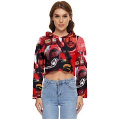 Carlos Sainz Women s Lightweight Cropped Hoodie by Boster123