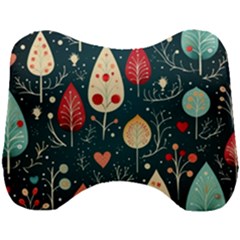 Christmas Tree Pattern Head Support Cushion by pakminggu