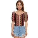 Textile Pattern Abstract Fabric Button up blouse View1