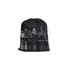 New York Skyline Drawstring Pouch (small) by Bedest