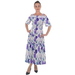 Violet-01 Shoulder Straps Boho Maxi Dress  by nateshop