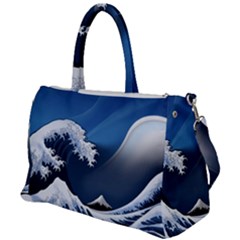 The Great Wave Off Kanagawa Duffel Travel Bag by pakminggu