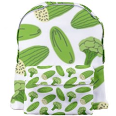 Vegetable Pattern With Composition Broccoli Giant Full Print Backpack by pakminggu