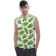 Vegetable Pattern With Composition Broccoli Men s Regular Tank Top by pakminggu