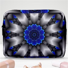 Kaleidoscope-abstract-round Make Up Pouch (large) by Bedest
