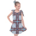 Pattern-cross-geometric-shape Kids  Tie Up Tunic Dress View1