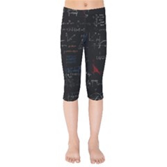 Math Mathematics Pattern Kids  Capri Leggings  by pakminggu