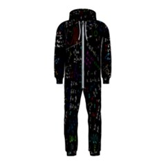 Mathematics  Physics Maths Math Pattern Hooded Jumpsuit (kids) by pakminggu