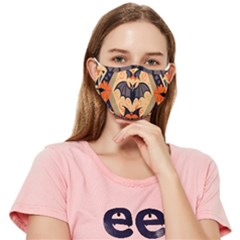 Bat Pattern Fitted Cloth Face Mask (adult) by Valentinaart