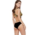 Boho sun Low Cut Ruffle Edge Bikini Top View3