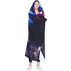 Science-fiction-sci-fi-forward Wearable Blanket by Cowasu