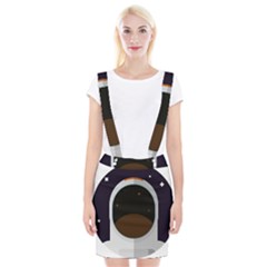 Astronaut-space-astronomy-universe Braces Suspender Skirt by Cowasu