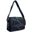 Castle Starry Night Van Gogh Parody Courier Bag View1