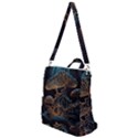 Forest Mushroom Wood Crossbody Backpack View1