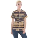 Books Antique Worn Spent Romance Antique Dealer Women s Short Sleeve Pocket Shirt View1