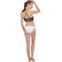 Books On Bookshelf Assorted Color Book Lot In Bookcase Library Halter Bikini Top View2