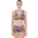 Multicolored Optical Illusion Painting Psychedelic Digital Art Work It Out Gym Set View1
