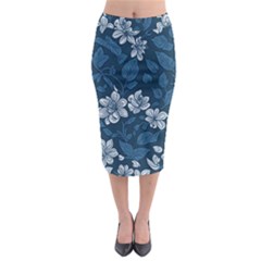Pattern Flower Nature Midi Pencil Skirt by Bedest