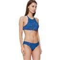 Sky Night Moon Clouds Crescent Banded Triangle Bikini Set View3
