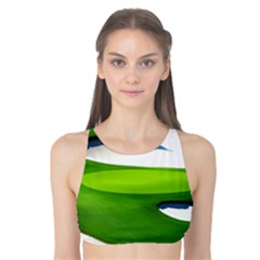 Golf Course Par Green Tank Bikini Top by Sarkoni