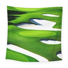Golf Course Par Green Square Tapestry (large) by Sarkoni
