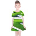 Golf Course Par Green Kids  Simple Cotton Dress View1