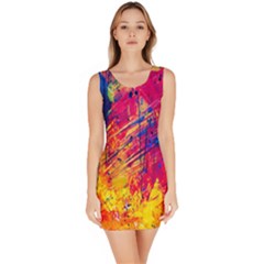Abstract Design Calorful Bodycon Dress by nateshop
