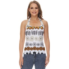 Halloween Holidays Basic Halter Top by Sarkoni