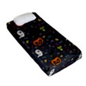Halloween Bat Pattern Fitted Sheet (Single Size) View2