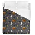 Halloween Bat Pattern Duvet Cover (Queen Size) View1