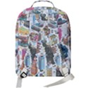 City Pattern Pixel Art Japan Double Compartment Backpack View3
