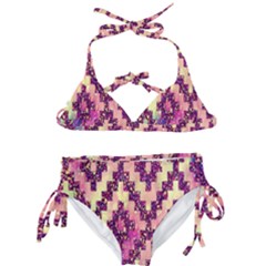 Cute Glitter Aztec Design Kids  Classic Bikini Set by nateshop