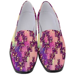 Cute Glitter Aztec Design Women s Classic Loafer Heels by nateshop