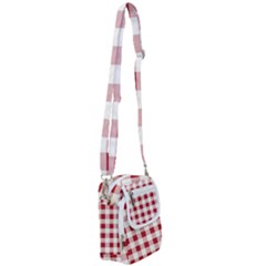 Gingham - 4096x4096px - 300dpi14 Shoulder Strap Belt Bag by EvgeniaEsenina