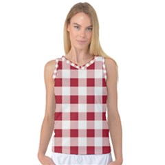 Gingham - 4096x4096px - 300dpi14 Women s Basketball Tank Top by EvgeniaEsenina